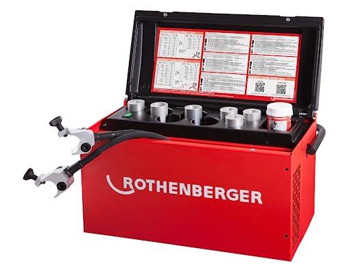 ROTHENBERGER 1500003000 ROFROST Turbo R290 Heizung und Wasserleitungen Einfriergerät, 1-1/4" mit 6 Reduziereinsätzen, 230V, 10mm-54mm Arbeitsbereich Durchmesser ROTHENBERGER 1500003000 ROFROST Turbo R290 Heizung und Wasserleitungen Einfriergerät, 1-1/4" mit 6 Reduziereinsätzen, 230V, 10mm-54mm Arbeitsbereich Durchmesser von Rothenberger