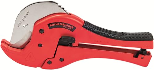 ROTHENBERGER 52010 ROCUT TC 50 Professional Kunststoffrohrschere, 0mm-50mm Arbeitsbereich Durchmesser von Rothenberger