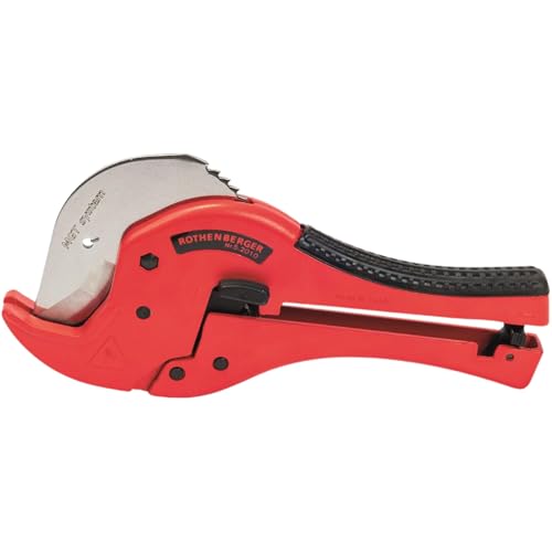 ROTHENBERGER ROCUT TC 50 Professional Kunststoffrohrschere, 0mm-50mm Arbeitsbereich Durchmesser | 52010 | Schere für Rohre, Rohrschneider von Rothenberger