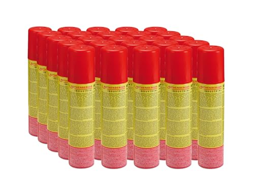 ROTHENBERGER Industrial 25x Nachfüllgas 100 ml | Feuerzeuggas | Gaskartusche | Universalgas | hoher Reinheitsgrad | für Feuerzeuge Gasbrenner zum wieder befüllen inkl. 5 Adapter | 35840 von Rothenberger