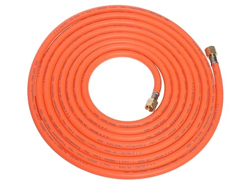 ROTHENBERGER Industrial Gasschlauch 6 m | 2 x 3/8" Linksgewinde | Propan Butan | Gummi | 1500004792 von Rothenberger