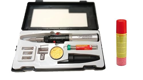ROTHENBERGER Industrial HOT Pen Piezo inkl. 1x Nachfüllgas 100 ml | Gas Lötkolben Brenner Feinlötkolben | 10 teilig im Koffer | 450 °C – 600 °C | Über Kopf Betrieb möglich ROTHENBERGER Industrial HOT Pen Piezo inkl. 1x Nachfüllgas 100 ml | Gas Lötkolben Brenner Feinlötkolben | 10 teilig im Koffer | 450 °C – 600 °C | Über Kopf Betrieb möglich von Rothenberger