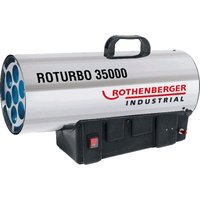 ROTHENBERGER Industrial Heizkanone ROTURBO 35000 mit Piezo inkl. Schlauch & Regler - 1500000363 von Rothenberger