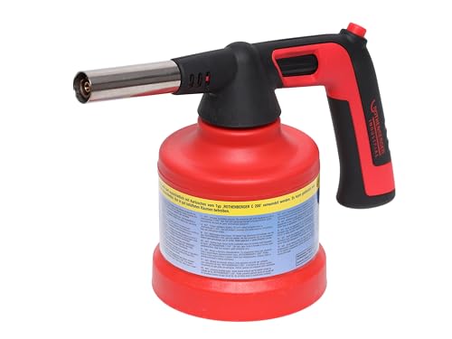 ROTHENBERGER Industrial Lötlampe RS 200 Piezo | 180° Drehung | Über Kopf Betrieb | Leistungsstarker Lötbrenner mit | Ideal für Weichlöten, Auftauen, Reparaturarbeiten | Robustes Gehäuse 1500004679 von Rothenberger