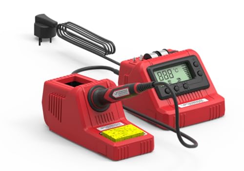 ROTHENBERGER Industrial Lötstation mit digitaler Temperaturanzeige | LED | 3 Lötkolbenspitzen: 1x vormontiert, 1 x spitz, 1 x flach | 2 Rollen Elektroniklot | 1 x Reinigungsschwamm | 200°C bis 450°C ROTHENBERGER Industrial Lötstation mit digitaler Temperaturanzeige | LED | 3 Lötkolbenspitzen: 1x vormontiert, 1 x spitz, 1 x flach | 2 Rollen Elektroniklot | 1 x Reinigungsschwamm | 200°C bis 450°C von Rothenberger