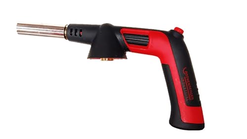 ROTHENBERGER Industrial RS 300 Brenner Aufsatz (einzeln) | Piezo Zündung | 180-360 °C Drehung/Über Kopf Betrieb möglich | Lötbrenner | Gasbrenner für Multigas Gaskartusche 1500004680 von Rothenberger