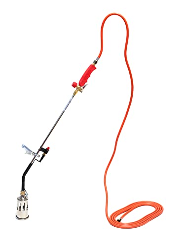 ROTHENBERGER Industrial RoMaxi Premium 030955F INCL. mit Propanschlauch 5 m – Druckminderer Propan – Piezo – Unkrautvernichter und thermischer Unkrautvernichter von Rothenberger