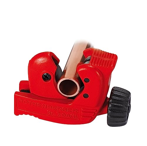 ROTHENBERGER MINI MAX DURAMAG Magnesium Rohrabschneider, 3mm-28mm Arbeitsbereich Durchmesser | 70015 | Schneider für Rohre, Schlauch und Rohrschneider von Rothenberger