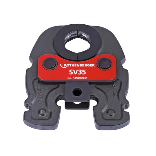 ROTHENBERGER Pressbacke Compact, SV Pressbacken Kontur, 35mmm Arbeitsbereich Durchmesser | 1000002266 | Pressbacke, Presszange, Pressbacke für Pressfittinge von Rothenberger