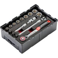 Rothenberger 17-tlg. 6-Kant-Steckschlüssel-Set 1/4" von Rothenberger
