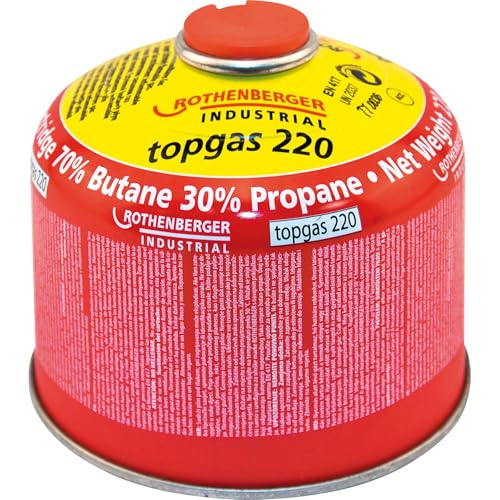 Rothenberger Industrial Top Gas Schraub - Gaskartusche 370 ml ; 7/16" EU ; 35201 von Rothenberger