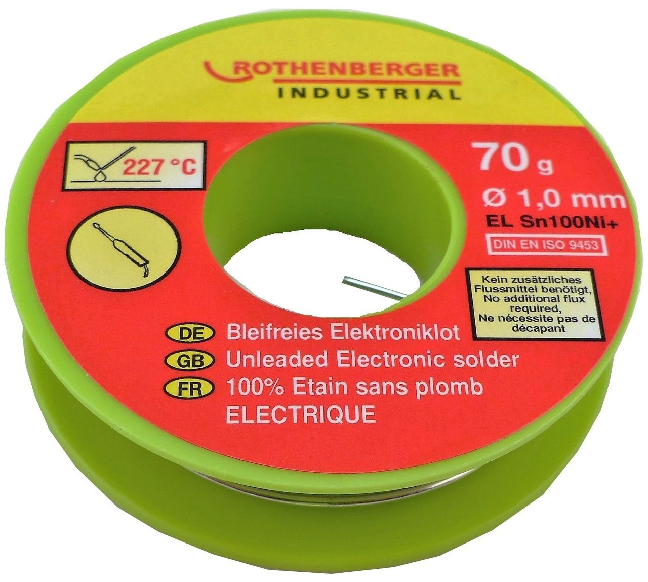 Rothenberger Lötkolben Rothenberger Elektroniklot 70 g bleifrei von Rothenberger