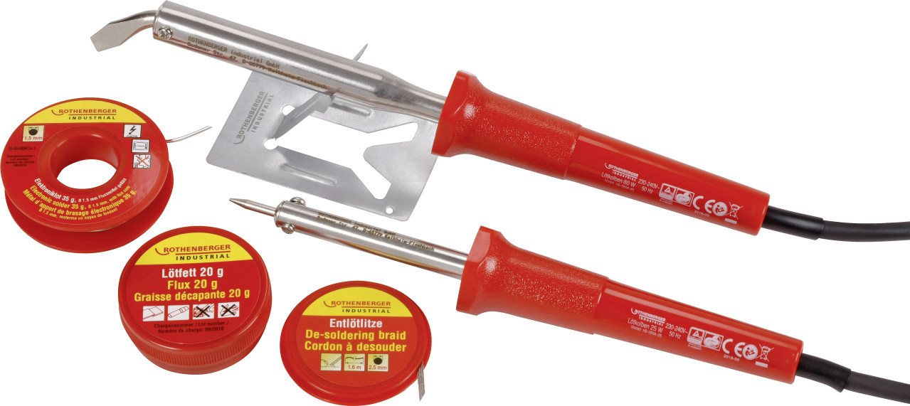 Rothenberger Lötkolben Rothenberger Lötkolben-Set Profi 25 W/80 W Rothenberger Lötkolben Rothenberger Lötkolben-Set Profi 25 W/80 W von Rothenberger