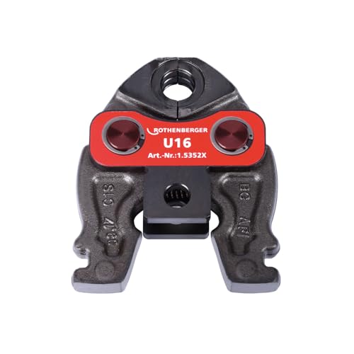 Rothenberger Pressbacke Compact, U Pressbacken Kontur, 16mm Arbeitsbereich Durchmesser | 015352X | Pressbacke, Presszange, Pressbacke für Pressfittinge von Rothenberger