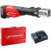 Rothenberger - romax 4000 Basic Set - inkl. Akku 4,0 Ah, Schnellladegerät und System-Box von Rothenberger