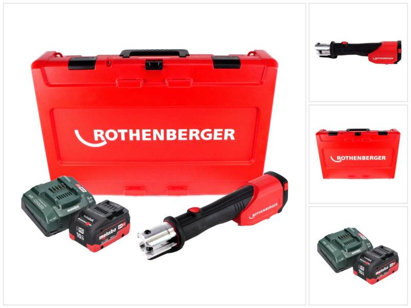 Rothenberger Werkstattpresse ROMAX 4000 Akku Pressmaschine 18 V elektrohydraulisch + 1x Akku 10,0 von Rothenberger