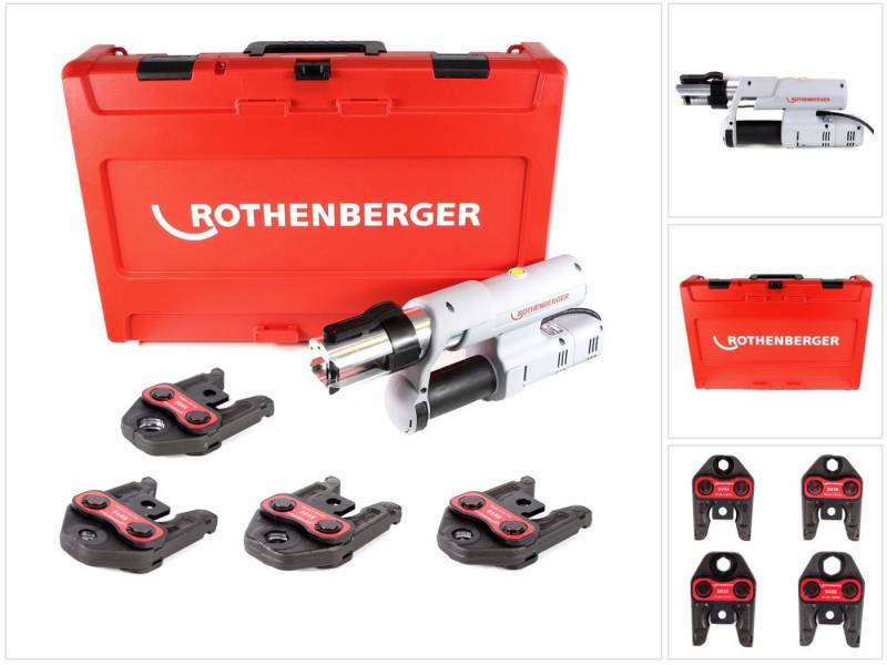 Rothenberger Werkstattpresse ROMAX AC ECO Basic 230 V Pressmaschine Typ C Set "V" im Transportkoff Rothenberger Werkstattpresse ROMAX AC ECO Basic 230 V Pressmaschine Typ C Set "V" im Transportkoff von Rothenberger