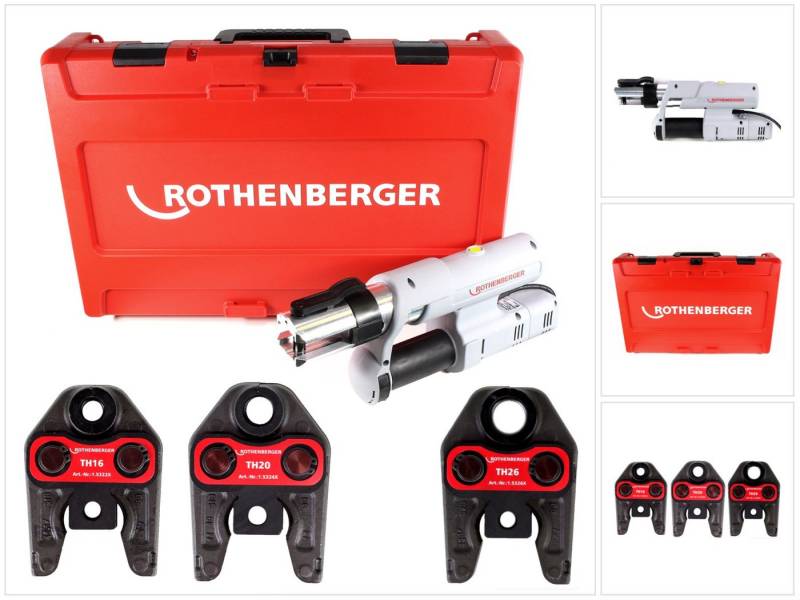 Rothenberger Werkstattpresse ROMAX AC ECO Set TH 230 V Pressmaschine Typ C für Netzbetrieb im Tran Rothenberger Werkstattpresse ROMAX AC ECO Set TH 230 V Pressmaschine Typ C für Netzbetrieb im Tran von Rothenberger