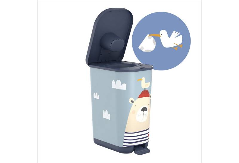 Rotho Babydesign Windeleimer, geruchsdicht, wandelbar zum klassischen Mülleimer von Rotho Babydesign