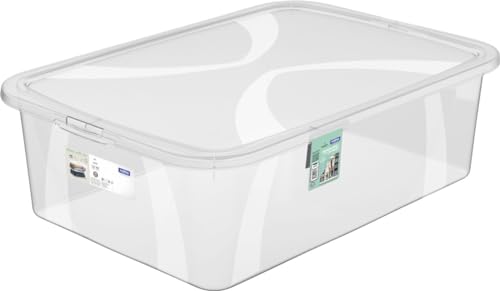 Rotho Aufbewahrungsbox Lona inkl. Deckel 29 L transparent Aufbewahrungsbox von Rotho