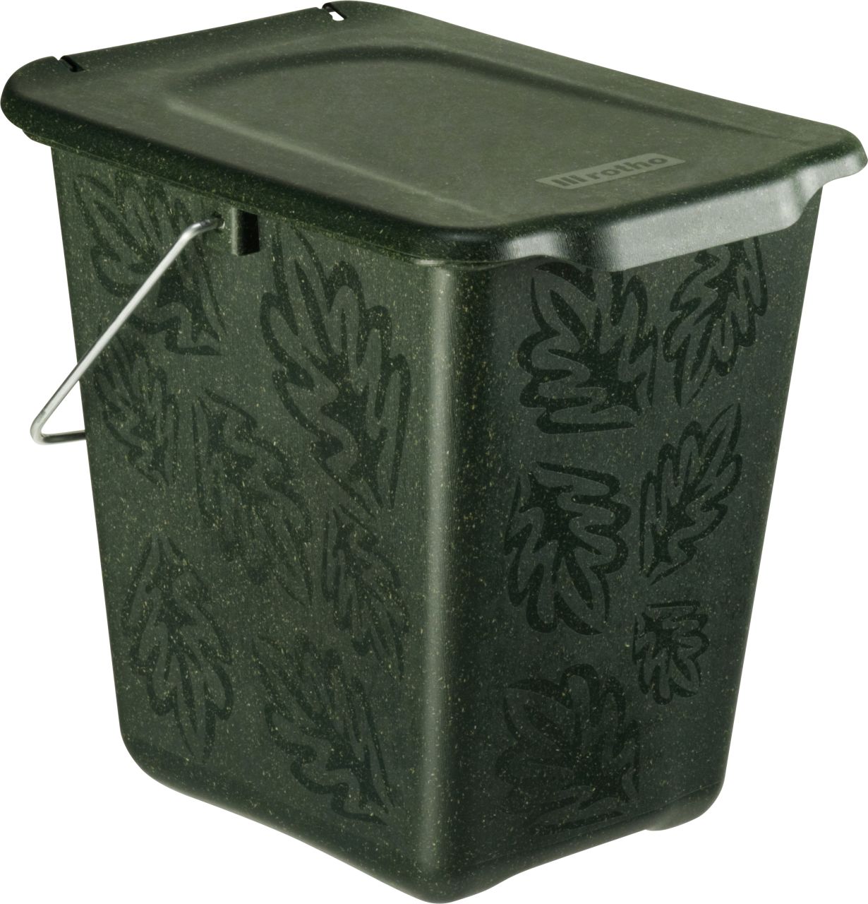 Komposteimer Greenline 7 L, 26 x 20,8 x 25 cm von Rotho