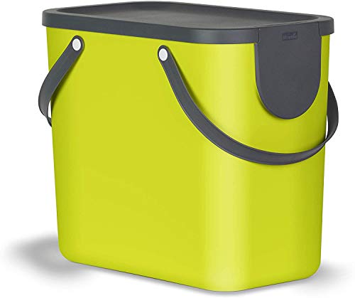 ROTHO Recycling-Müllsystem "Albula" 25 l grün lime grün von Rotho