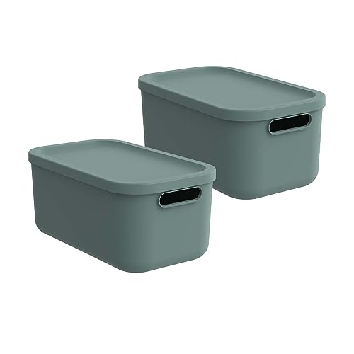 Rotho 2er-Set Aufbewahrungsbox 12l mit Deckel Rotho 2er-Set Aufbewahrungsbox 12l mit Deckel von Rotho