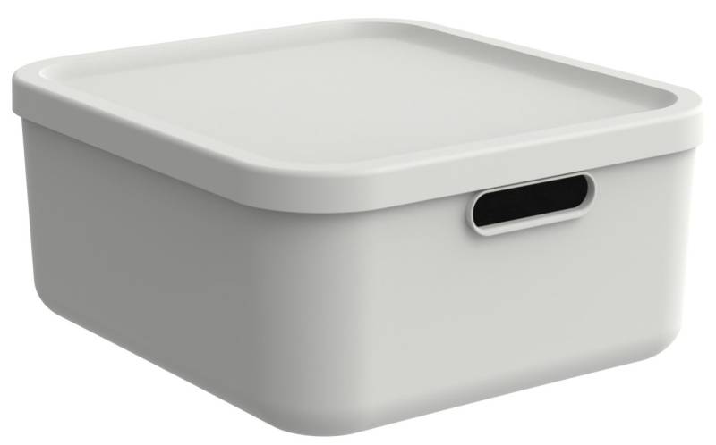 Rotho Aufbewahrungsbox 20 L Albula weiß inkl. Deckel von Rotho