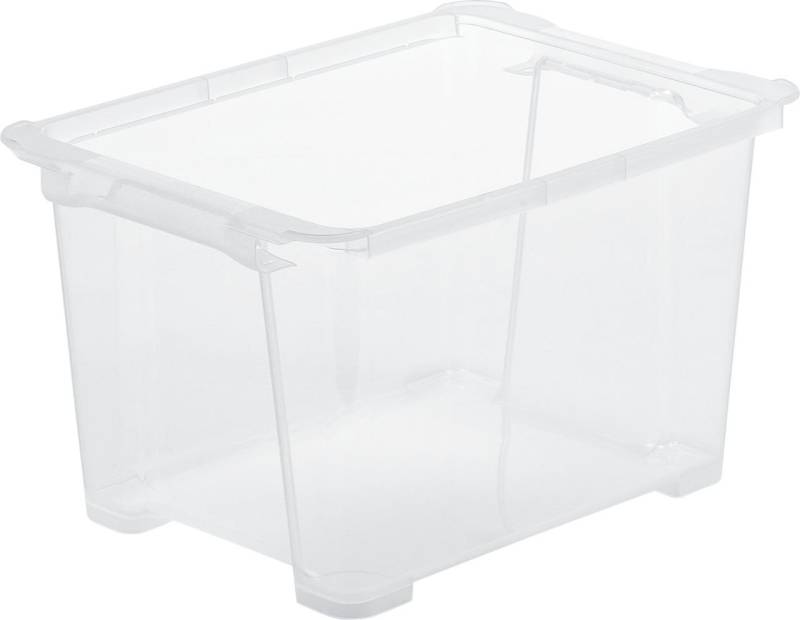 Rotho Aufbewahrungsbox EVO Easy 15 L transparent 38,7 x 27,9 x 22,8 cm von Rotho