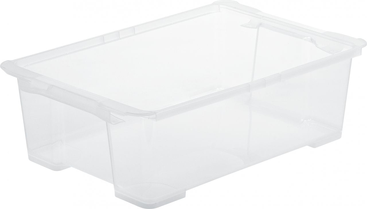 Rotho Aufbewahrungsbox EVO Easy 30 L transparent 58,3 x 39,2 x 18,3 cm von Rotho