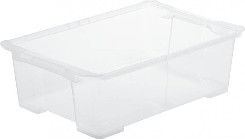 Rotho Aufbewahrungsbox EVO Easy 30 L transparent 58,3 x 39,2 x 18,3 cm von Rotho
