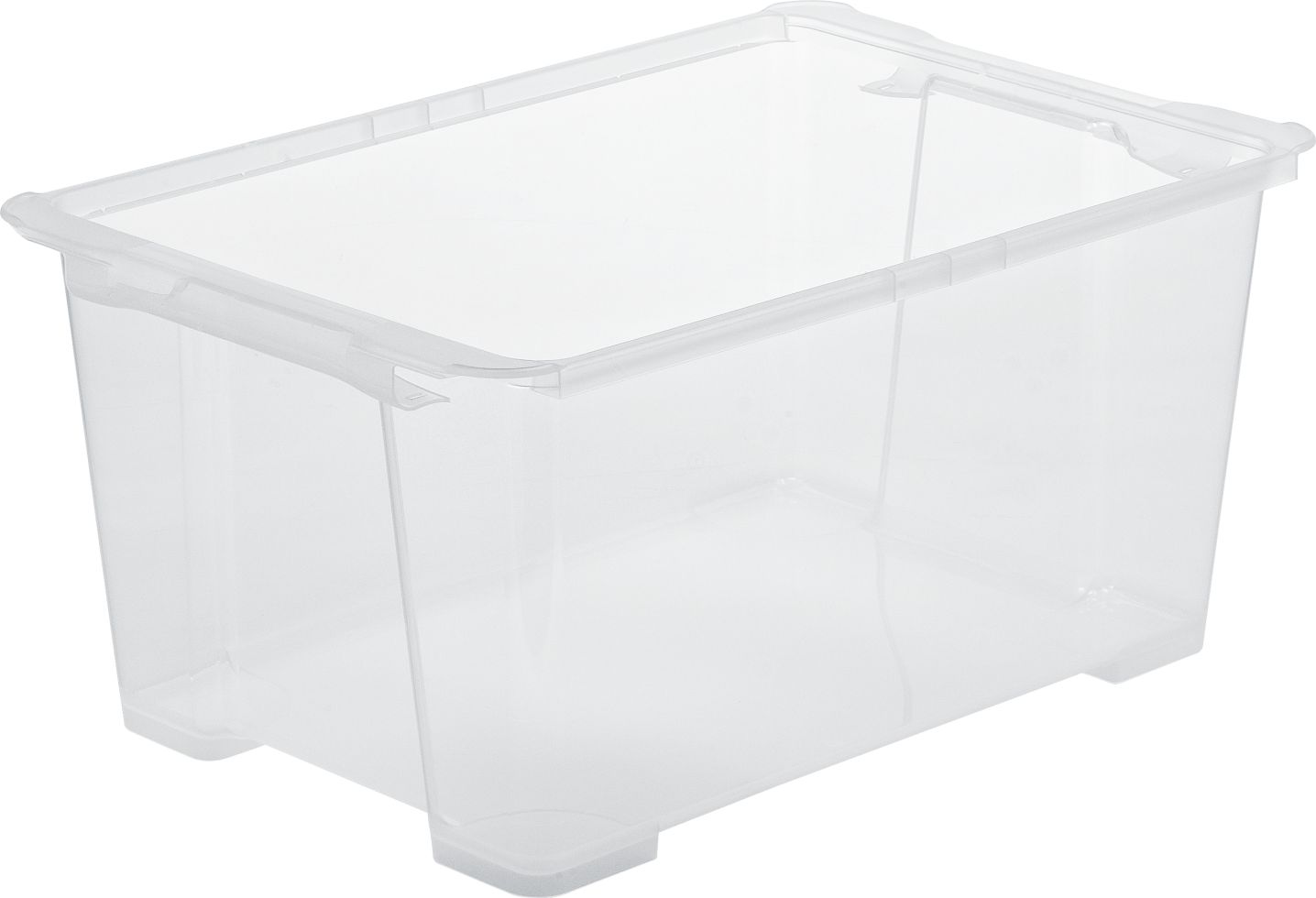 Rotho Aufbewahrungsbox EVO Easy 44 L transparent 58,3 x 39,2 x 27,7 cm von Rotho