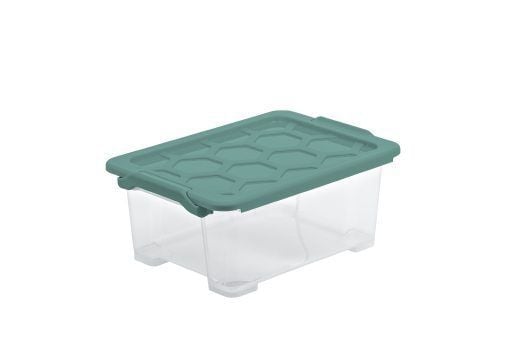 Rotho Aufbewahrungsbox EVO Safe inkl. Deckel 11 L Mistletoe grün von Rotho