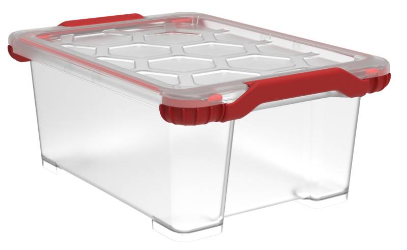 Rotho Aufbewahrungsbox Evo Total inkl. Deckel 11 L transparent von Rotho