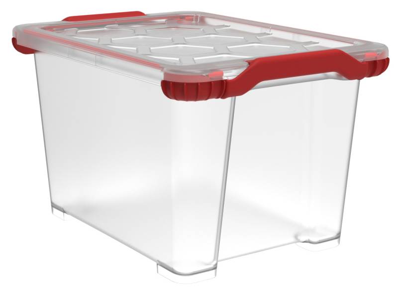 Rotho Aufbewahrungsbox Evo Total inkl. Deckel 15 L transparent von Rotho