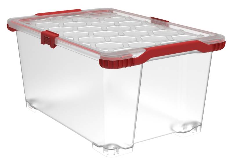 Rotho Aufbewahrungsbox Evo Total inkl. Deckel 44 L transparent von Rotho