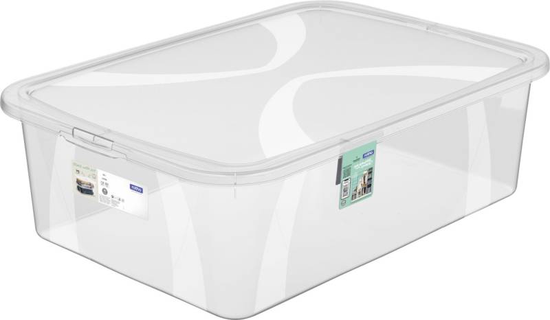 Rotho Aufbewahrungsbox Lona inkl. Deckel 29 L transparent von Rotho
