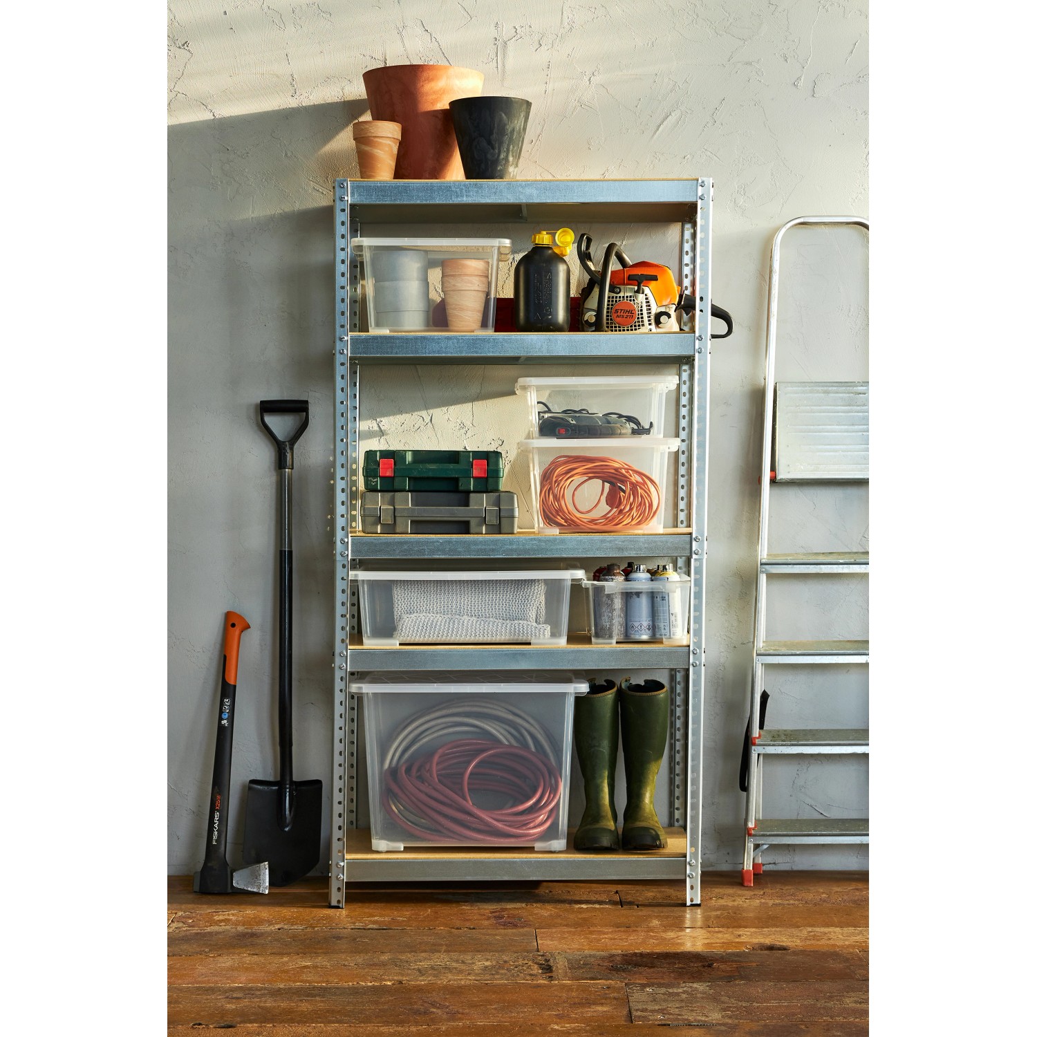 Rotho Box Evo Easy mit Rädern 65, Transparent von Rotho