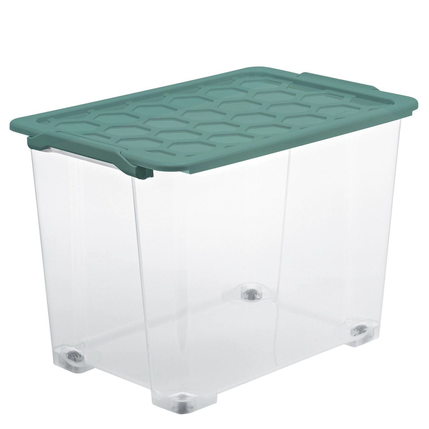 Rotho Box Evo Safe mit Rädern 65, Mistletoe Green von Rotho