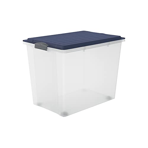 Rotho Compact Aufbewahrungsbox 70l mit Deckel, Kunststoff (PP) BPA-frei, , 70l (57.0 x 39.5 x 43.5 cm) von Rotho