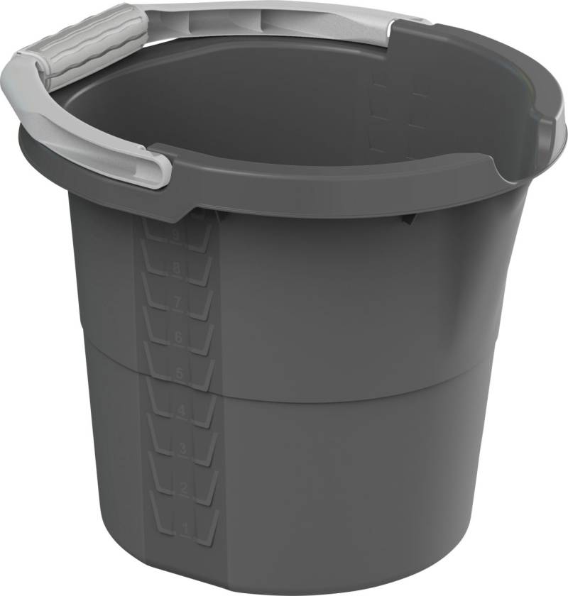 Rotho Eimer Daily mit Skala 10 L anthrazit von Rotho
