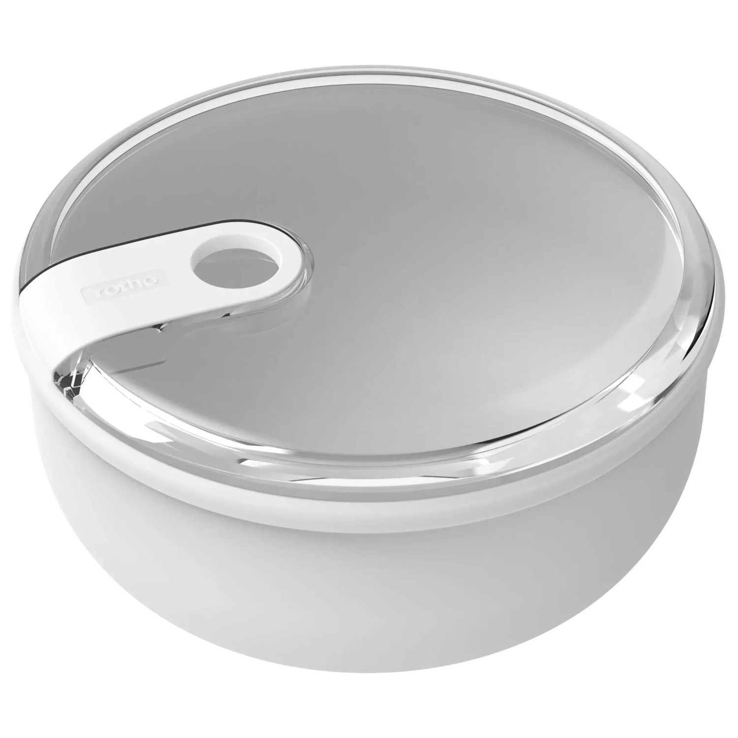 Rotho Frischhaltedose Ela Rund 0,75, Weiß von Rotho