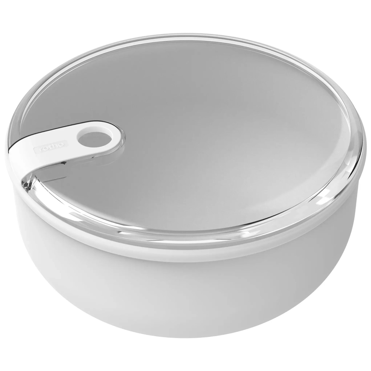 Rotho Frischhaltedose Rund Ela 1,8, Weiß von Rotho