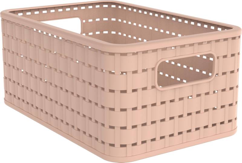 Rotho Korb COUNTRY A5 6 Liter in Farbe Meadow Rose von Rotho