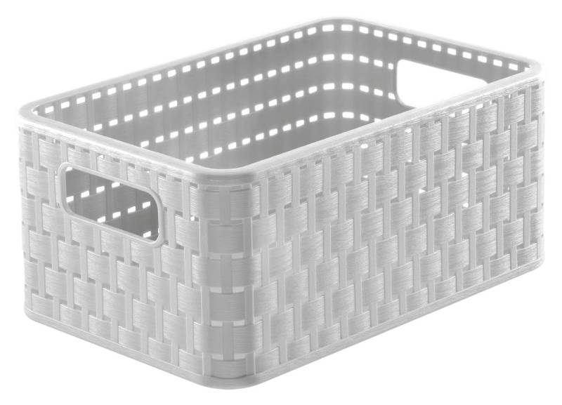 Rotho Korb COUNTRY A5 6 Liter in Farbe Mistletoe White von Rotho