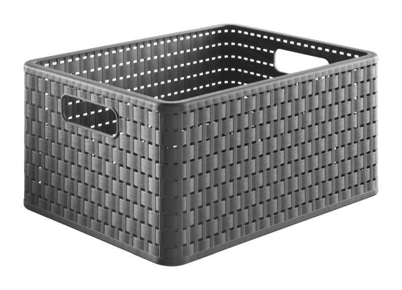 Rotho Korb COUNTRY in Farbe Anthrazit von Rotho