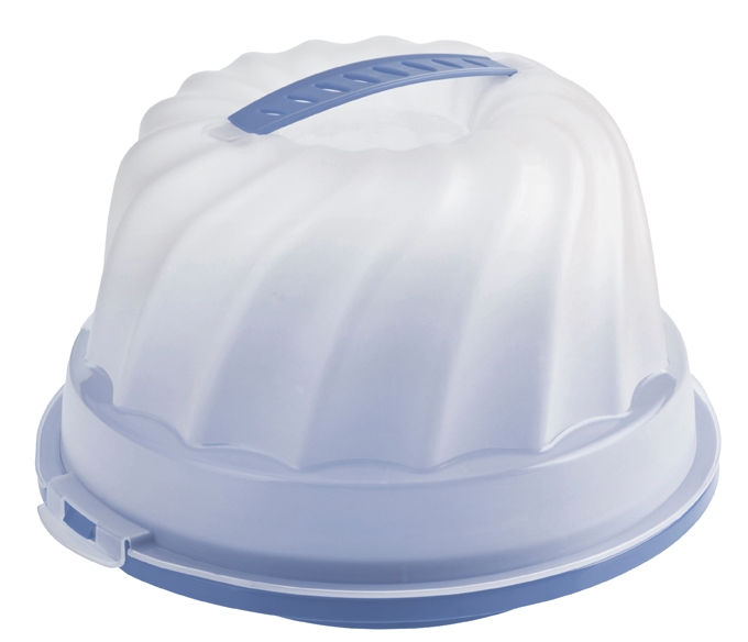 Rotho Kuchenbehälter Gugelhupf FRESH in Farbe Horizon Blue von Rotho