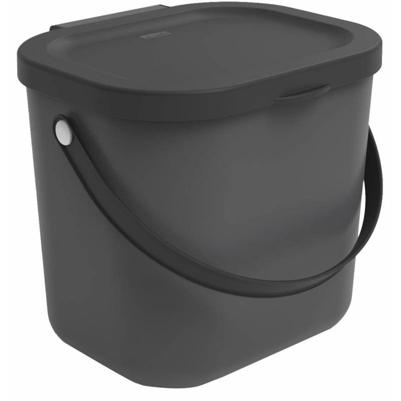 Rotho Mülleimer Albula Anthrazit 6 l von Rotho