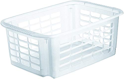 Rotho Reverso Dreh- und Stapelkorb 10l, Kunststoff (PP) BPA-frei, transparent, 10l (38.5 x 26.0 x 15.0 cm) von Rotho