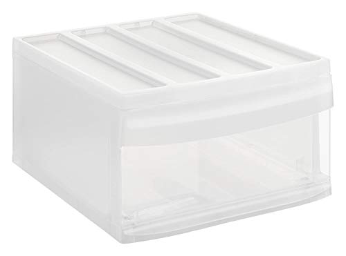 Rotho Systemix Schubladenbox 1 Schub, Kunststoff (PP) BPA-frei, transparent, L (39.5 x 34.0 x 20.3 cm) Rotho Systemix Schubladenbox 1 Schub, Kunststoff (PP) BPA-frei, transparent, L (39.5 x 34.0 x 20.3 cm) von Rotho